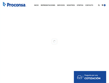 Tablet Screenshot of proconsamx.com